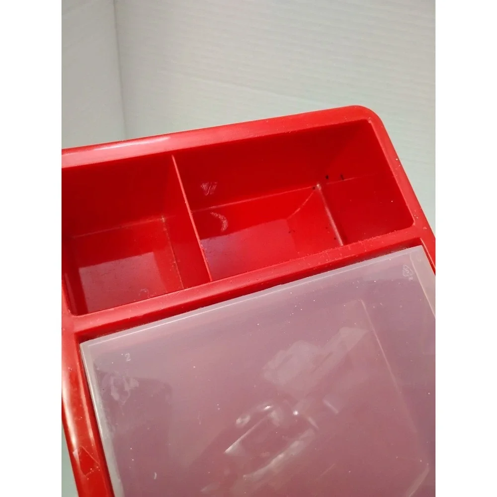 VTG Little Tikes Rubbermaid 3A98 2-Drawer Storage Organizer Art Craft Supply SEE